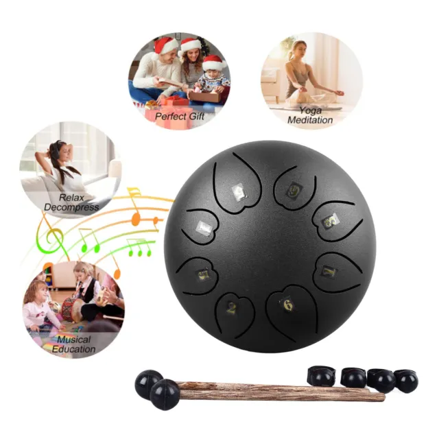 Worry Free Drum Tongue Drum 6 Inch For Music Performance