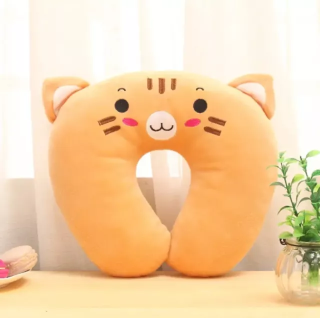 Cute Little Tiger Print U-Shape Travel Pillow - Soft & Comfortable Neck Support