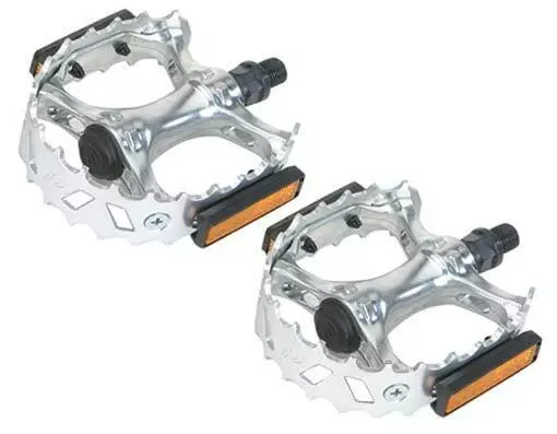 Absolute Bicycle Pedals Vp-747 Alloy In Chrome Compatible With 1/2 Crank.