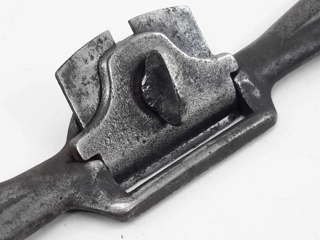 Vintage Stanley No. 64 Light Flat Bottom Straight Arm Spokeshave 2