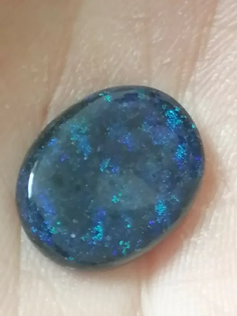 opale boulder 8,43ct bleu violet brillant australie . non traitée