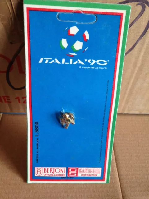 Merchandising Ufficiale Mondiali Calcio Italia 90 Spilla Smaltata Mascotte Ciao