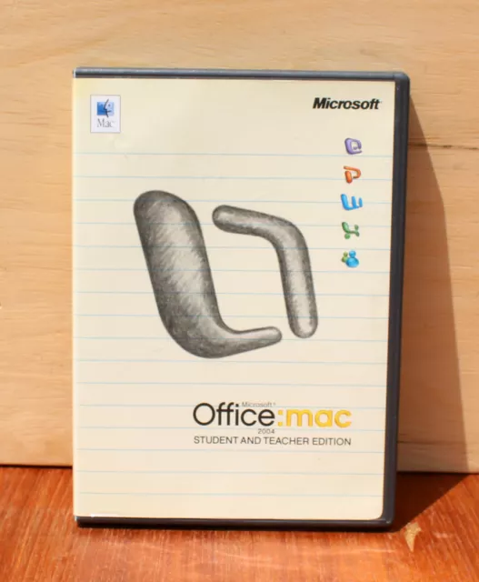 Microsoft Office for Mac 2004 Student and Teacher Edition W/ 3 Product Keys