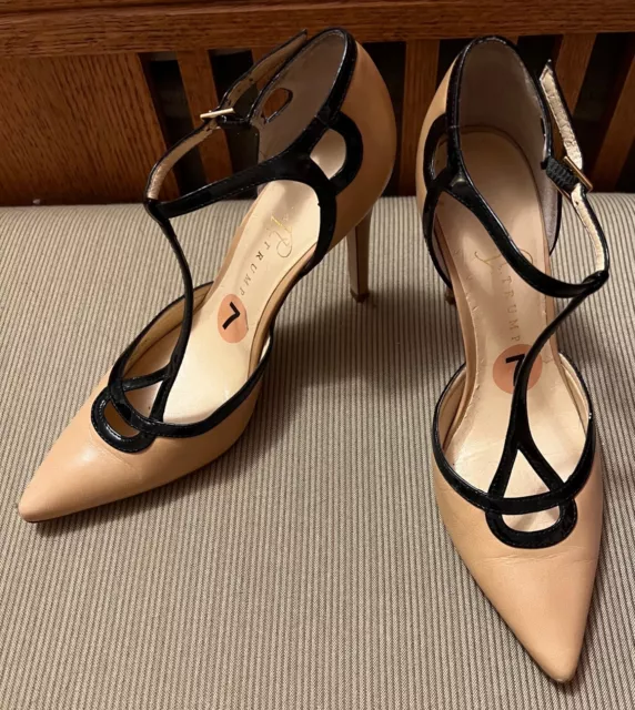 ivanka trump ankle strap pumps heels size 7