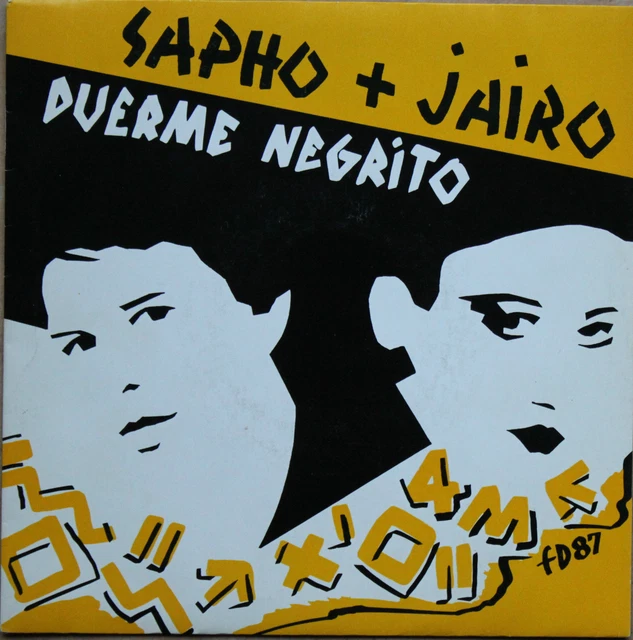 Sapho + Jairo "Duerme Negrito"   45T  2 Titres