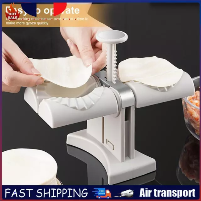 Dumpling Maker - Enveloppez deux à la fois Machine à boulettes automatique à dou
