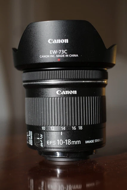 Canon EF-S 10-18mm f/4.5-5.6 IS STM Obiettivo - Nero