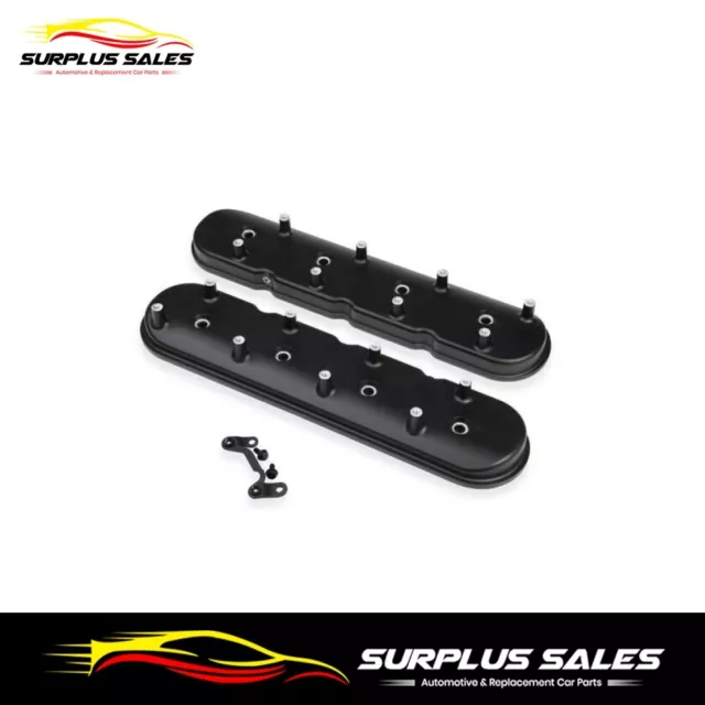 HO241-94 Holley Aluminum LS Rocker Covers For LS7 & Dry Sump Applications