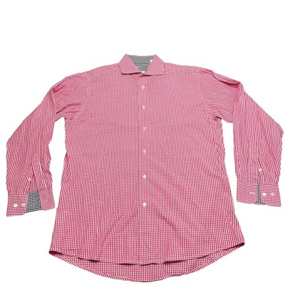 Isaac Mizrahi Mens Shirt Slim Fit Spread Collar Button Front Cotton Solid Dress