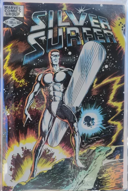 Silver Surfer #1 (1982) Marvel One-Shot, John Byrne Art, Stan Lee Story, VF-NM