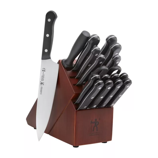 HENCKELS Razor-Sharp Solution 18-pc Knife Set with Block, Chef Knife, Steak