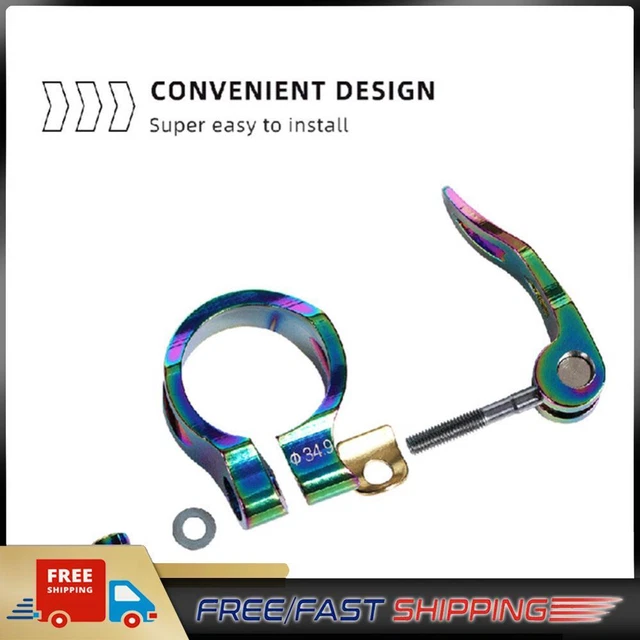 MTB Bike Seatpost Clamp Aluminum Alloy Road Bicycle Seat Tube Clip (31.8mm)
