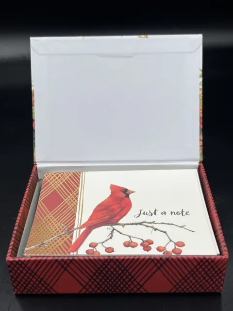 Hallmark Marjolein Bastin Nature’s Sketchbook Note Cards Boxed Cardinal 24 3