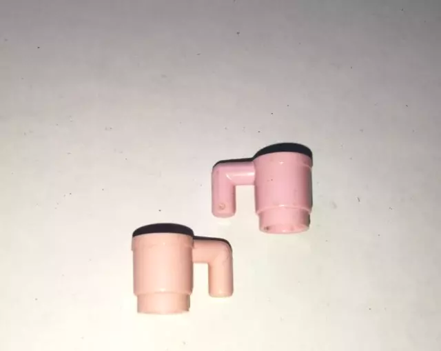 LEGO® Minifiguren Zubehör Tasse Becher 2 Stück in rosa #3899