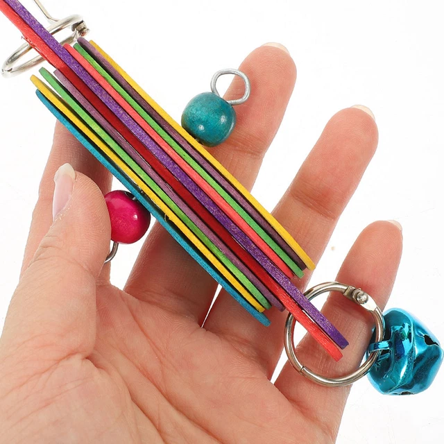 1PC Vogel Klettern Spielzeug Budgie Spielzeug Vogel Biss Spielzeug 6