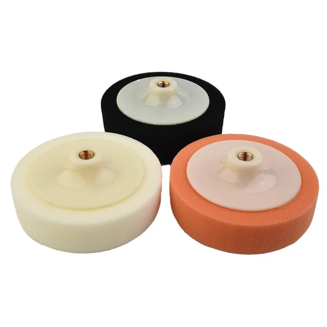 3pcs Polissage Tampon Cirage Éponge Mousse Patins Kit Set pour Voiture Gadget D