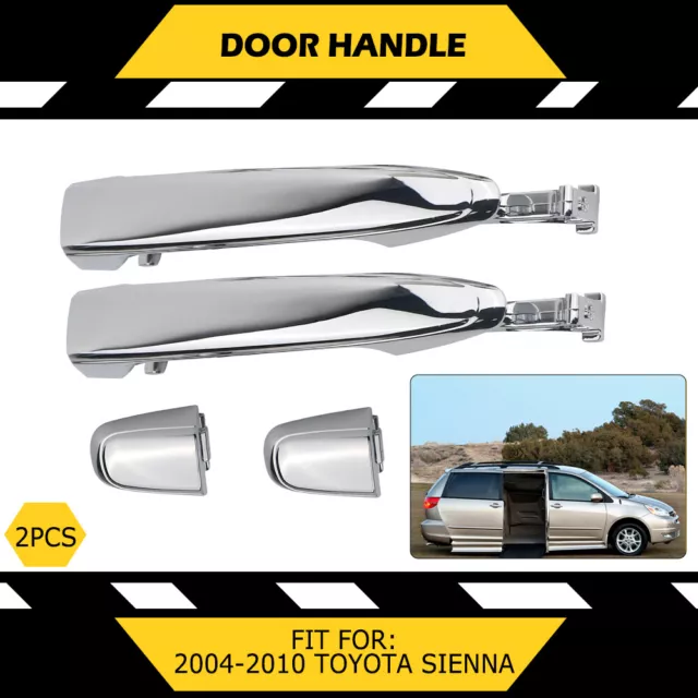 For 04-10 Toyota Sienna Outside Exterior Sliding Door Handle Left & Right Rear