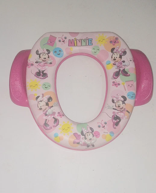 DISNEY'S MINNIE MOUSE Pink Soft Potty Training Toilet Seat 6.99 PicClick