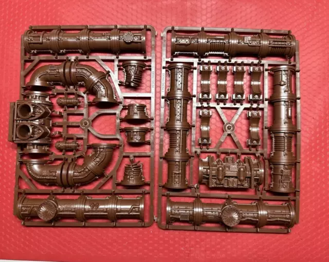 Warhammer 40k - Thermic Plasma Conduits Sector Mechanicus Terrain/Scenery Brown