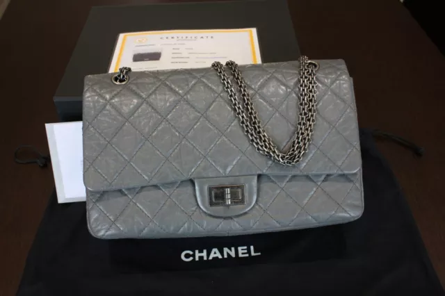 SAC CHANEL JUMBO maxi 2.55 cuir vieilli excellent etat EUR 4.800 00 PicClick FR