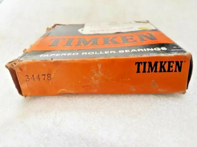 34478 Tapered Roller Bearing CUP Only TIMKEN 34478 Outer