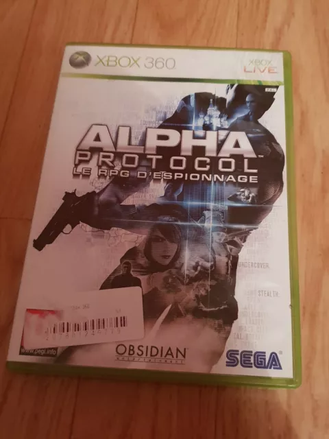 ×× SUPER JEU VIDEO XBOX 360 - ALPHA PROTOCOL LE RPG D'ESPIONNAGE ×× notice