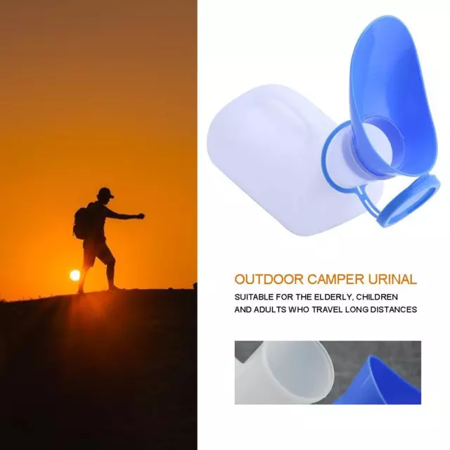 Durable Mobile Urinal Aid Bottles Car Journey Camping Travel Outdoor Toilet