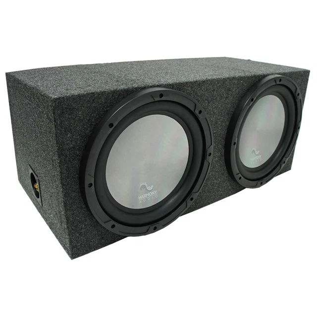 Universal Car Stereo Rearfire Sealed Dual 15" Harmony A152 Sub Box Enclosure