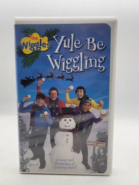THE WIGGLES YULE Be Wiggling VHS Tape Clamshell Christmas Holiday ...