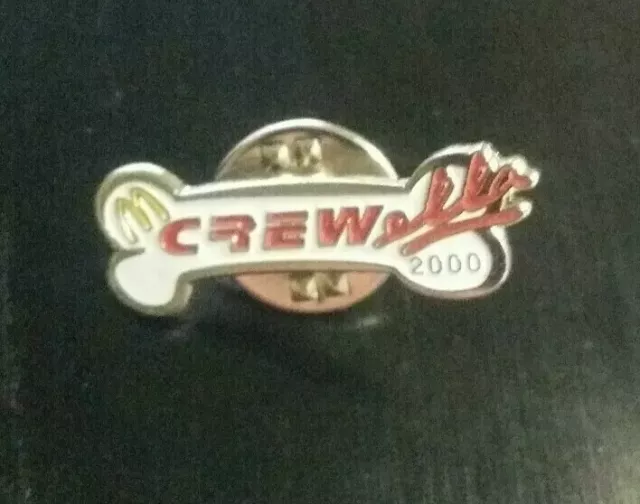 McDonalds 102 Dalmatians Crewella 2000 Cruella Deville Dog Bone Crew Pin