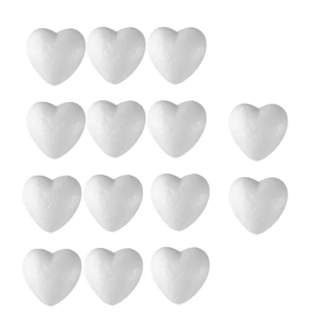 Valentine's Day Foam Hearts: 14pcs 10cm DIY for Wedding Decor-OW