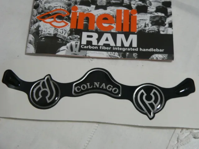 1 resin sticker for handlebar CINELLI RAM COLNAGO racing bikes NEW !!!