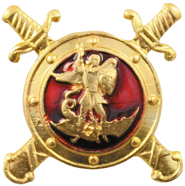thumbnail image 2 of SPECIAL FORCES VETERAN Military Hat Pin – 1 Round Badge – P15703 EE 2 of 5