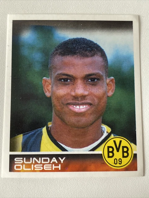 PANINI BUNDESLIGA FUSSBALL 2001 Sticker #129 SUNDAY OLISEH Borussia Dortmund BVB