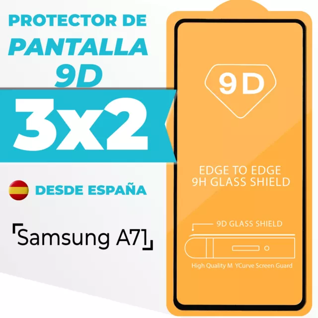 Protector Pantalla Samsung Galaxy A71 Cristal Templado Full Glue Completo