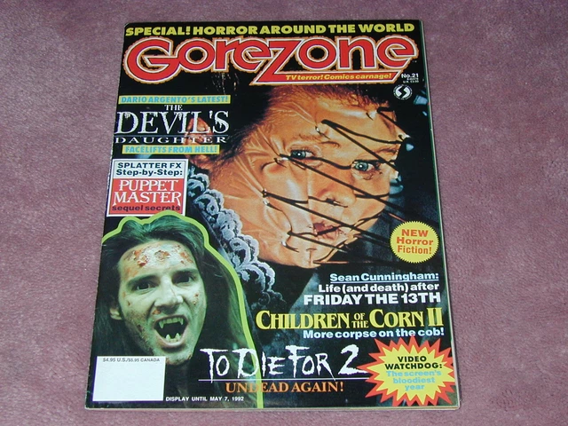 GOREZONE magazine # 21,  Free Shipping USA, Gore Zone