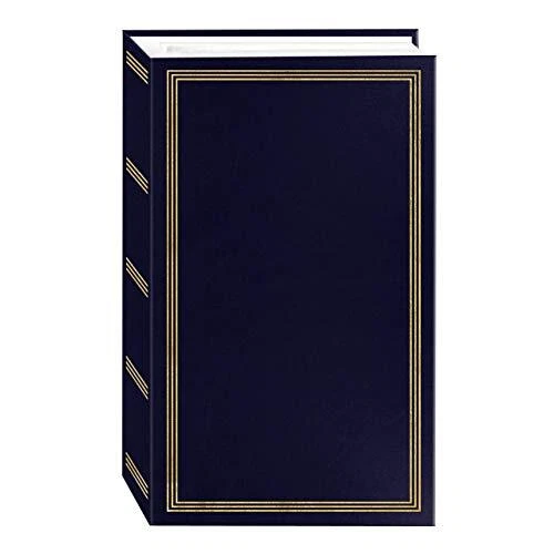 Pioneer Photo Albums STC-504 Navy Blue Photo Album, 504 Pockets 4&quote;x6&qu...