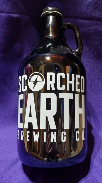 Scorched Earth Brewing Co. 64 oz Growler EMPTY and CLEAN!