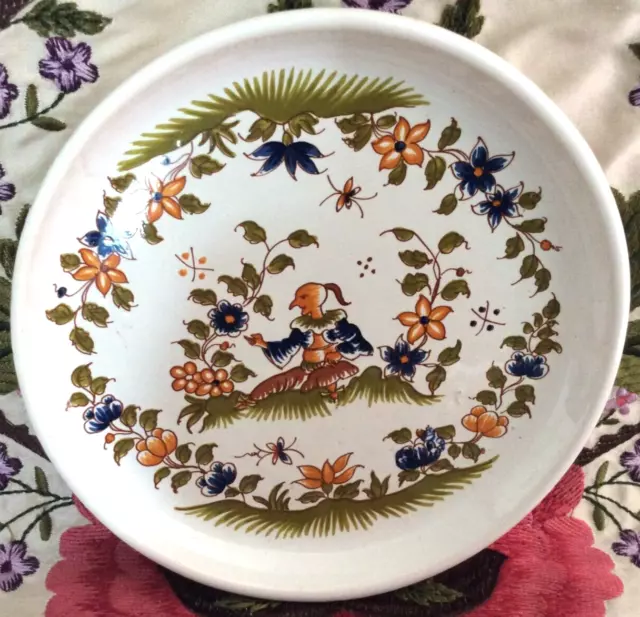 Assiette Ceramique Faience Moustiers  Personnage