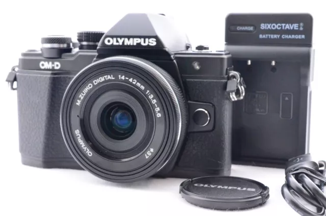 "N Mint" Olympus OM-D E-M10 Mark II Digital Camera Body w/ 14-42mm EZ Lens 108C