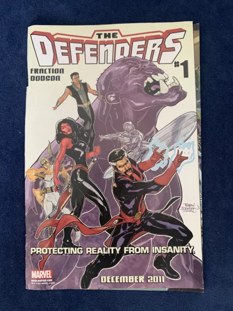 THE DEFENDERS issue #1 Matt Fraction, Terry & Rachel Dodson. Marvel 2012 - Rare