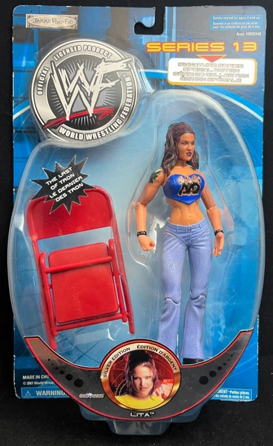 2001 Jakks Pacific Series 13 - WWF signature Series Special Edition - Lita - NIP