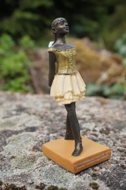 Re0389  Figurine Statuette Danseuse  Degas  De Quatorze Ans Danse Classique 10Cm