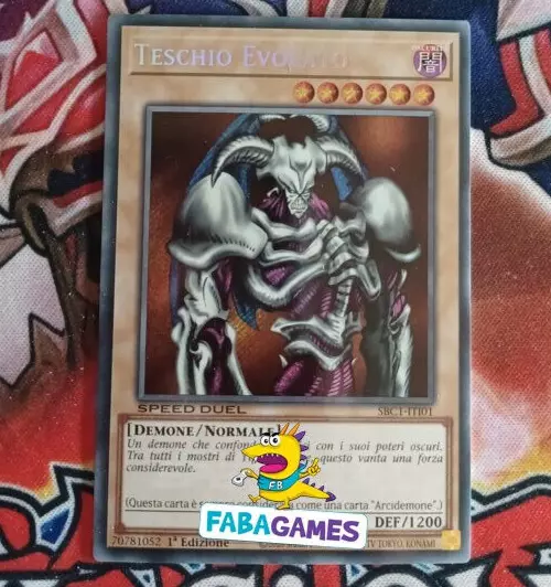 🇮🇹 Yu Gi Oh Teschio Evocato – Sbc1 Iti01 Rara Segreta – Speed Duel - Ita 🇮🇹