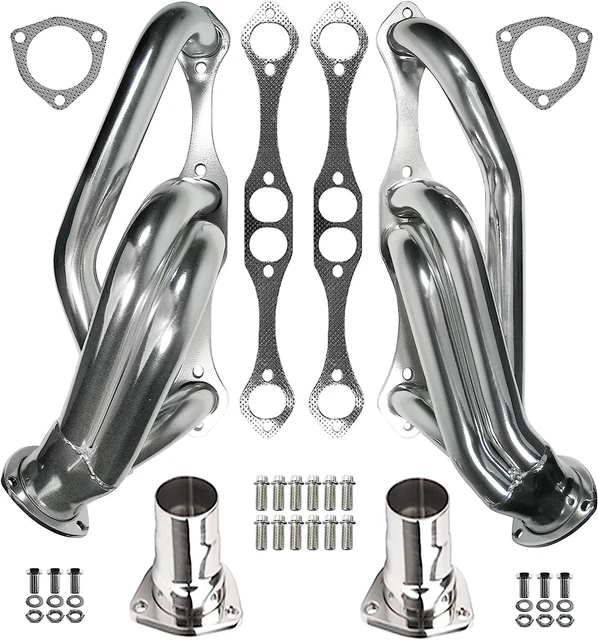 NEW 5557 CHEVY Chassis Headers For Rack & Pinion,Sbc 262400,Polished