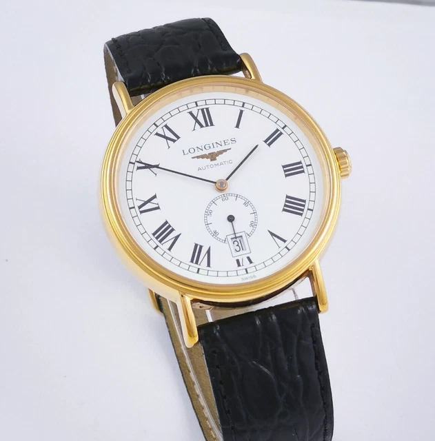 Longines Presence Stahl Gold Automatik Herrenuhr 40mm Ref. L4.905.2