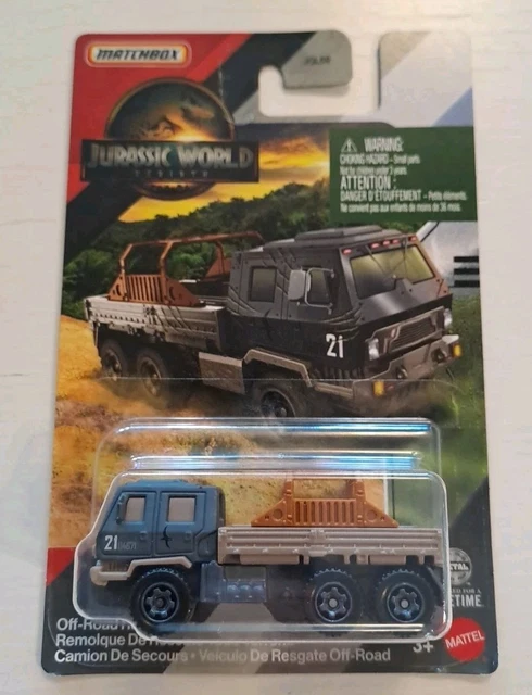 MATCHBOX OFF-ROAD RESCUE Rig Jurassic World Rebirth EUR 5,49 - PicClick DE