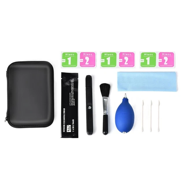 Kit profesional de bolsa de limpieza de teclado para cámara digital antiestático 15 piezas