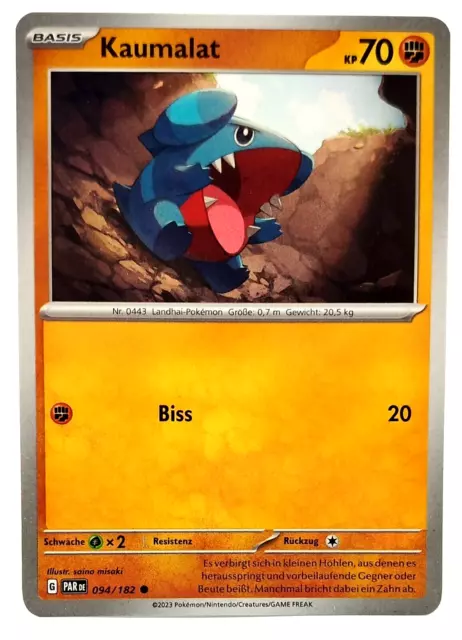 Pokemon Karte: Kaumalat 094/182 Paradoxrift Deutsch NM