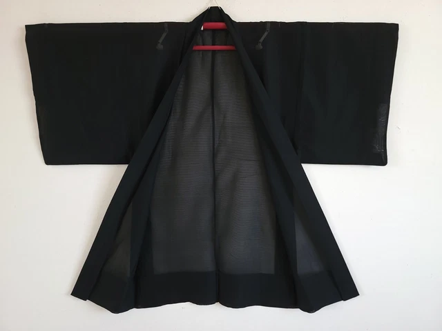 Japanese Silk Kimono Jacket Haori , for Men's, 　Vintage,  gown, KIMONO Robe,ヤ